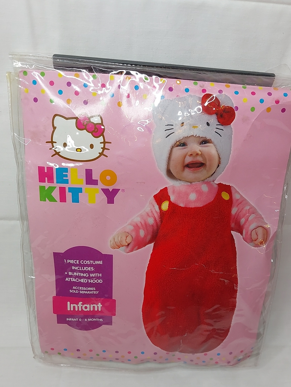 Hello Kitty Red & Pink Infant Bunting Costume